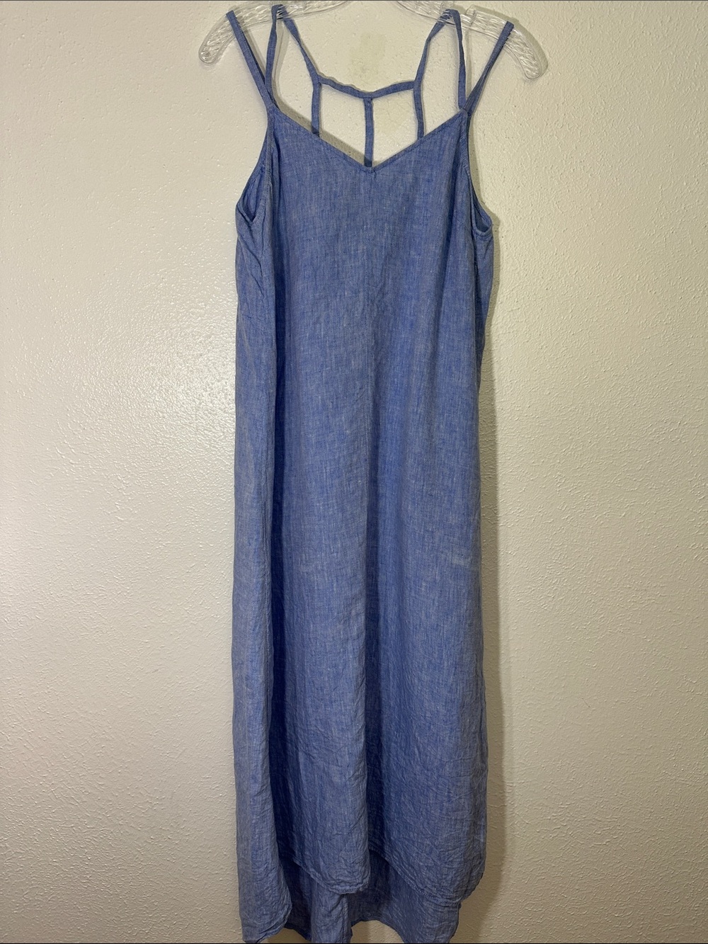 Antibes Blanc 100% Linen Maxi Dress